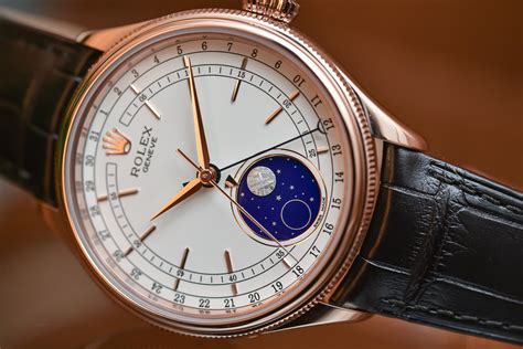 rolex cellini black and gold moonphase|cellini moonphase Rolex price.